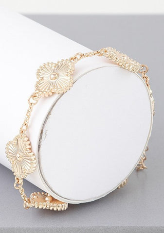 VCA CHAIN BRACELET (GOLD)