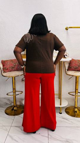 Maven Side Beaded Accent Top