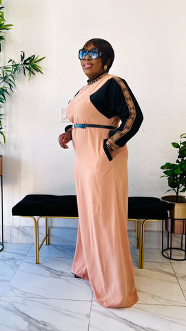 CASSIDY EXCLUSIVE BELTED MAXI DRESS
