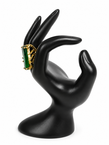 SOLARA Mosaic Cocktail Statement Ring