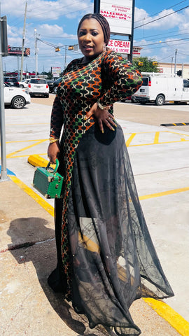 IRENE MULTICOLOR MAXI DRESS