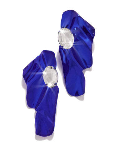 ERICA STATEMENT EARRINGS (Royal Blue)
