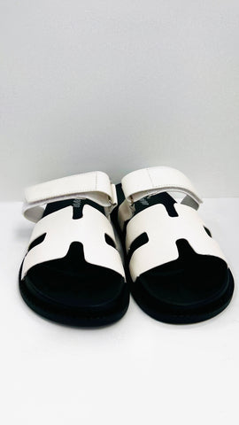 RAD-1 VELCRO SLIDE SANDALS (White)