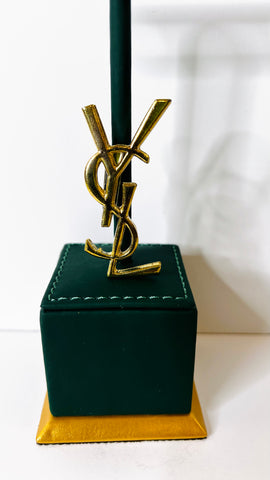 ESME MATTE GOLD PIN BROOCH (Gold)