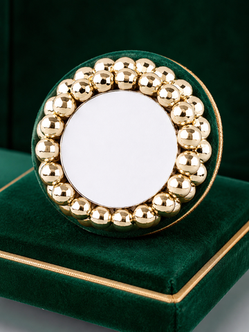 LUXÉRIA Diamond-Cut Ball Stretchy Bracelet Stack