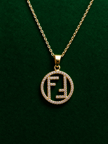Finesse Luxe Medallion Necklace (Gold)