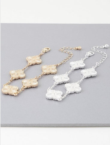 VCA CHAIN BRACELET (GOLD)