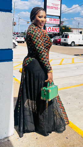 IRENE MULTICOLOR MAXI DRESS
