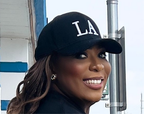 LA CITY WOVEN GRAPHIC BASEBALL FACE-CAP HAT