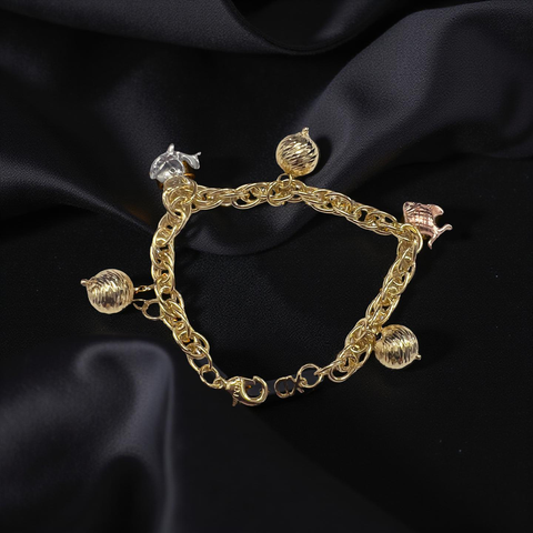 NEEYA CHUNKY CHARM BRACELET