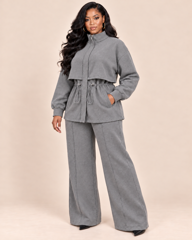The Off-Duty Luxe Athleisure Two-Piece Set