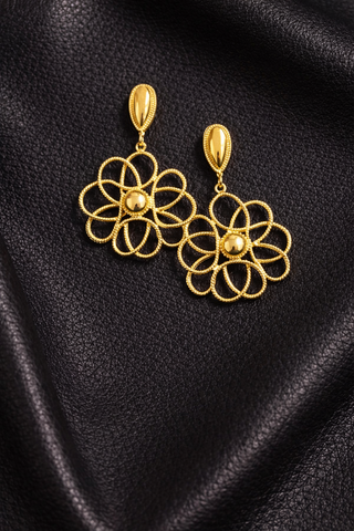 Elysara Drop Earrings (Gold)