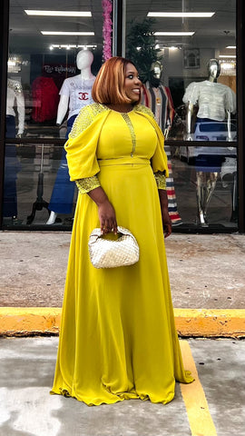 CITRON SEQUIN OCCASION MAXI DRESS