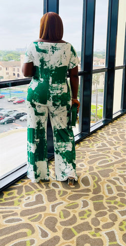 KERRY OFF SHOULDER JUMPSUIT (GREEN)