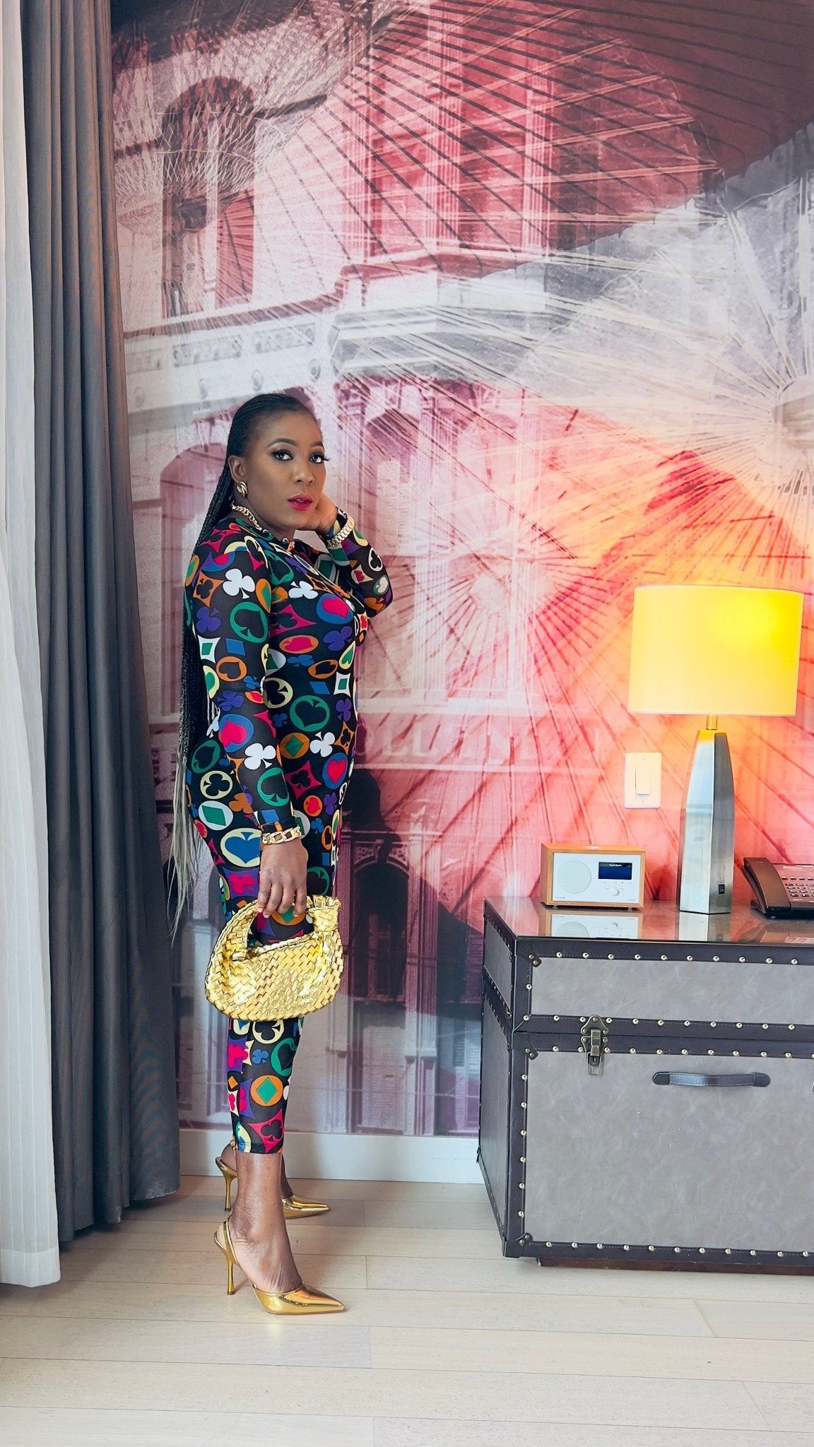 ACE OF SPADE SHEER MIDI DRESS - styletittudeapparelusa