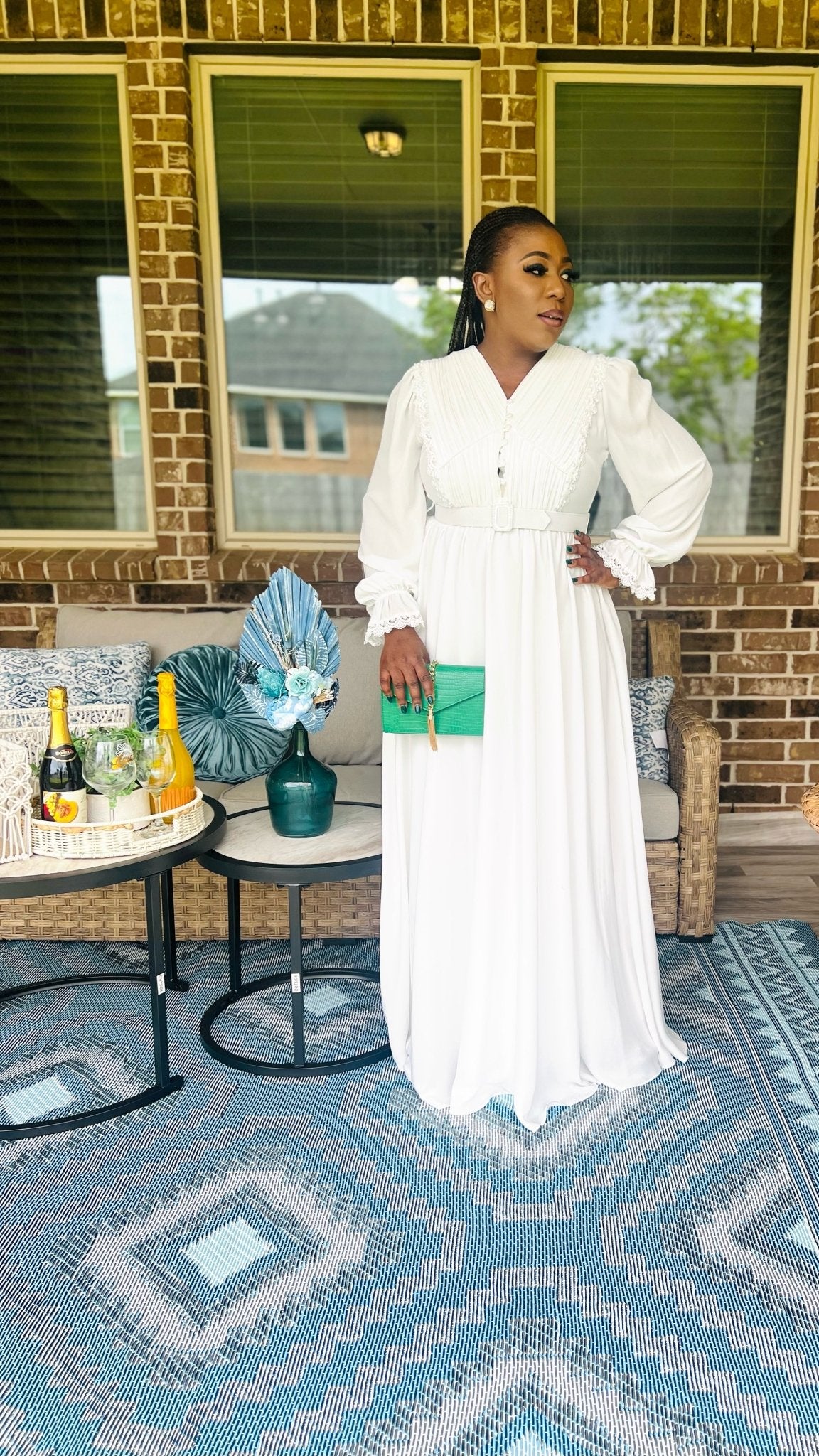 Amaryllis A-Line Flowing Maxi Dress (White) 10Us /44 Eur by Styletittudeapparelusa Amaryllis A-Line Flowing Maxi Dress (White) 10Us /44 Eur by Styletittudeapparelusa