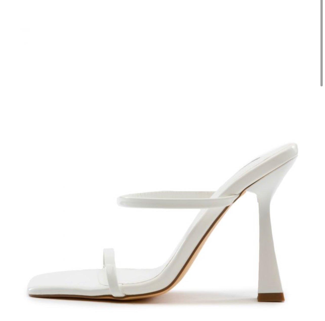 Amber Strap Heels (White) - styletittudeapparelusa