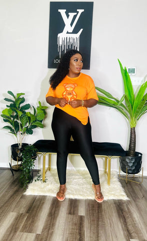 AMILA BEAR EMBELLISHED TEESHIRT TOP - styletittudeapparelusa