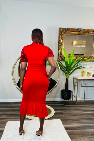 ANNIE MIDI DRESS - styletittudeapparelusa