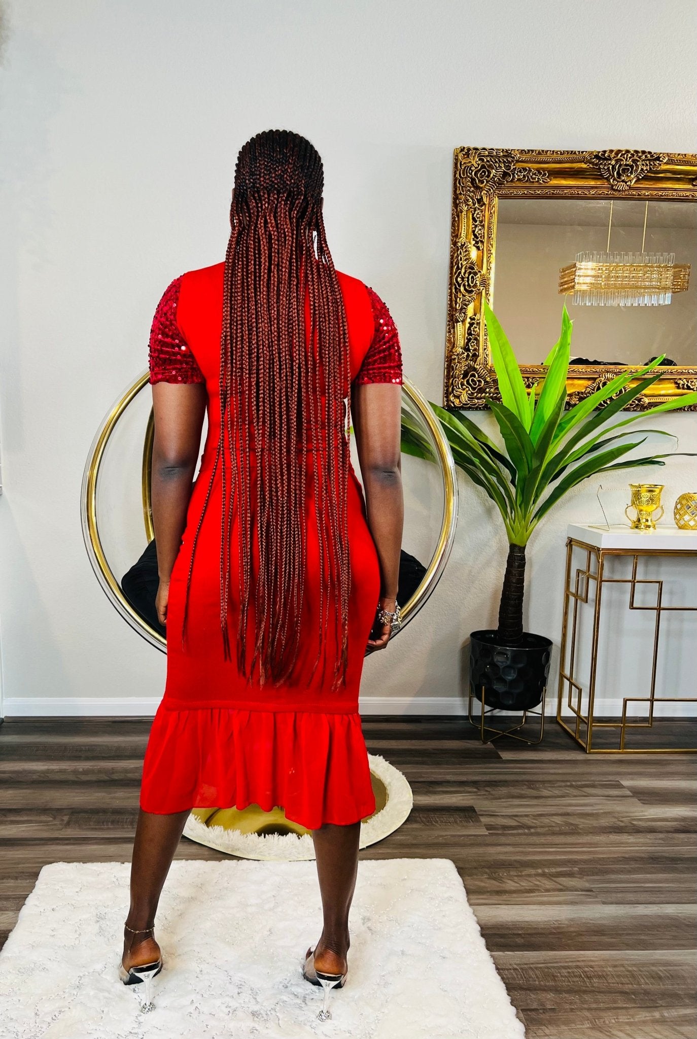 ANNIE MIDI DRESS - styletittudeapparelusa