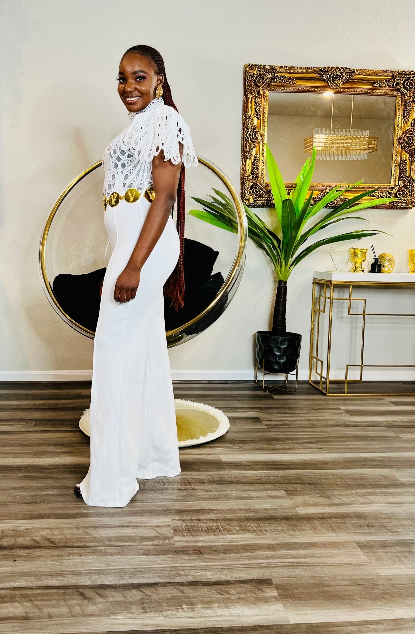 CHARMING LACE JUMPSUIT (WHITE) - styletittudeapparelusa