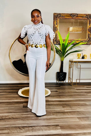 CHARMING LACE JUMPSUIT (WHITE) - styletittudeapparelusa