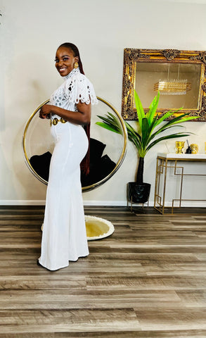 CHARMING LACE JUMPSUIT (WHITE) - styletittudeapparelusa