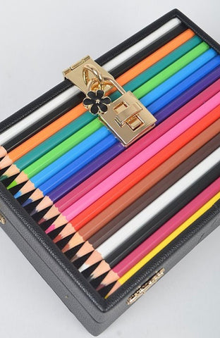 CHERISH COLORED PENCIL CLUTCH - styletittudeapparelusa