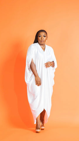 CITY WOMAN DRESS (White) - styletittudeapparelusa