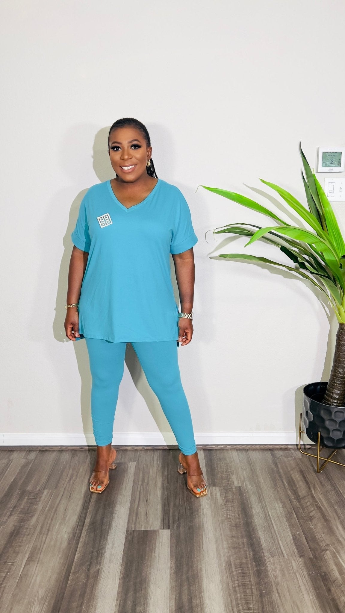 CUTTIE 2 PIECE LOUNGE SET - styletittudeapparelusa