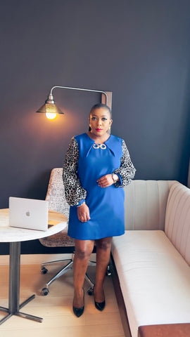 DARREN SHIFT DRESS Regular (Blue) - styletittudeapparelusa