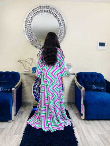 EDNA MAXI DRESS (Lavender Print) - styletittudeapparelusa