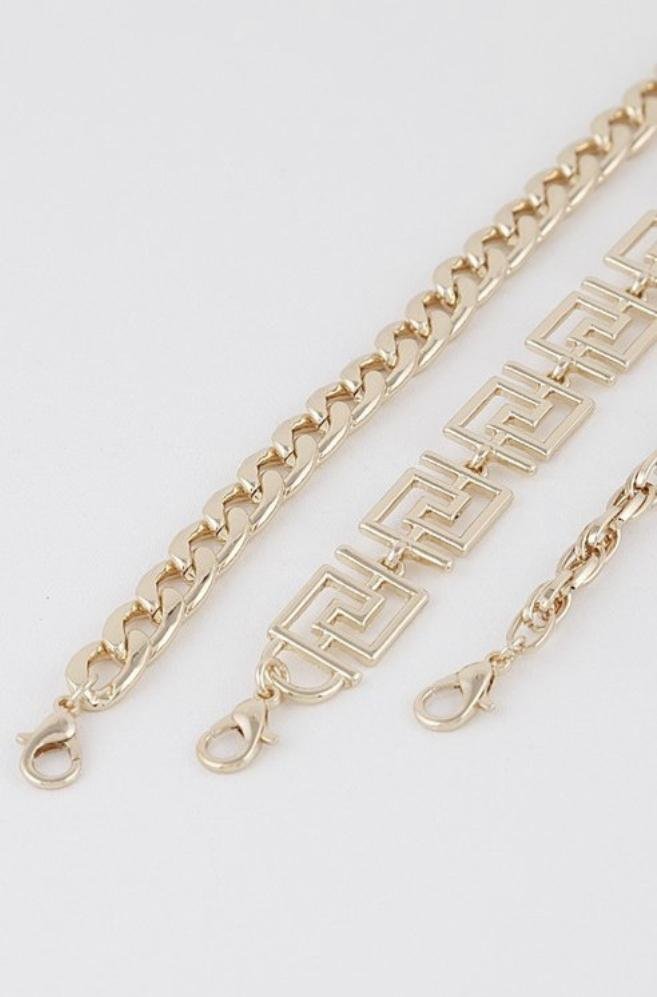 GLENN 3PC CHAIN BRACELET - styletittudeapparelusa