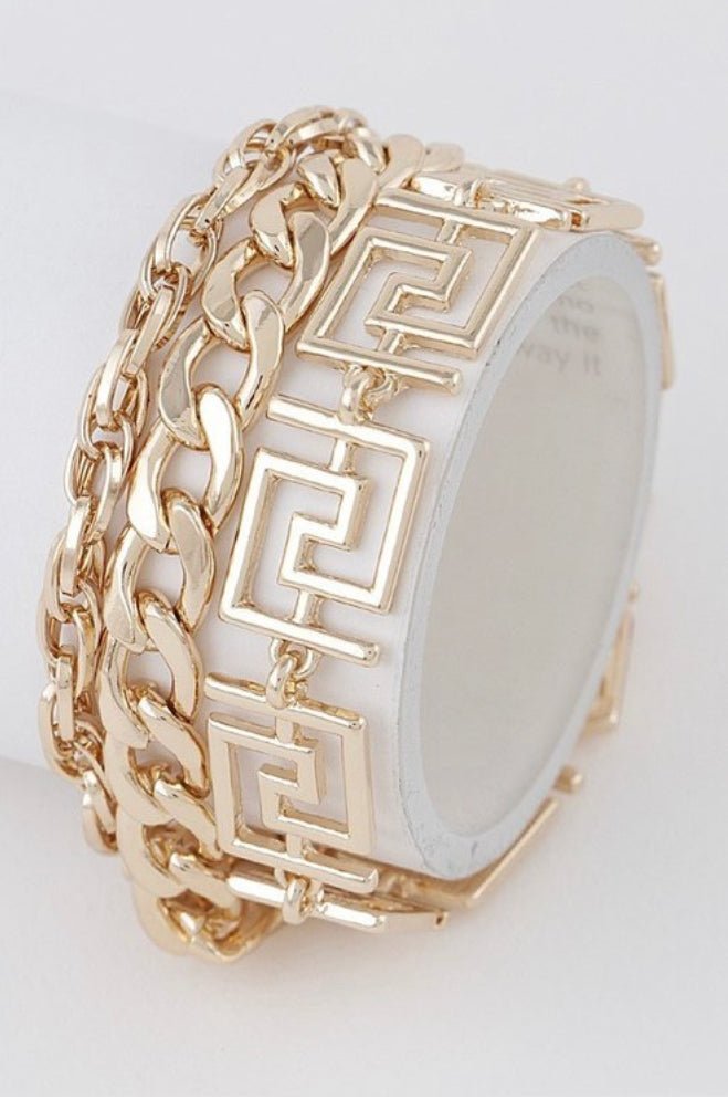 GLENN 3PC CHAIN BRACELET - styletittudeapparelusa