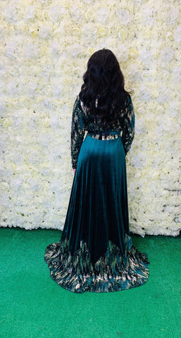 GREEN WITH ENVY GLAM DRESS - styletittudeapparelusa