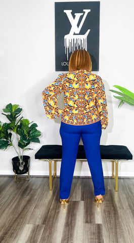 MELLOW ROYAL MULTICOLOR TOP