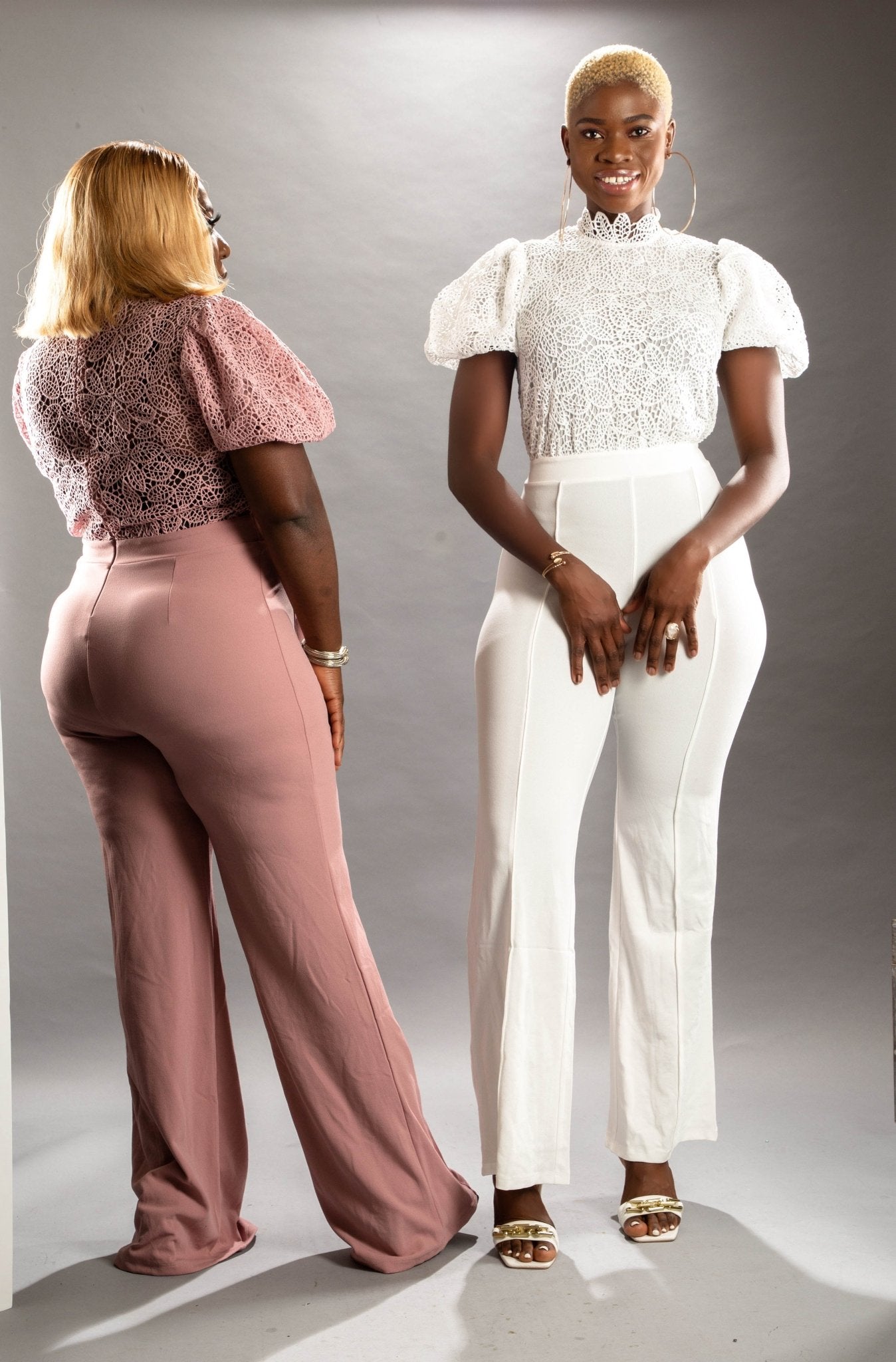 IMAN JUMPSUIT ( White) - styletittudeapparelusa