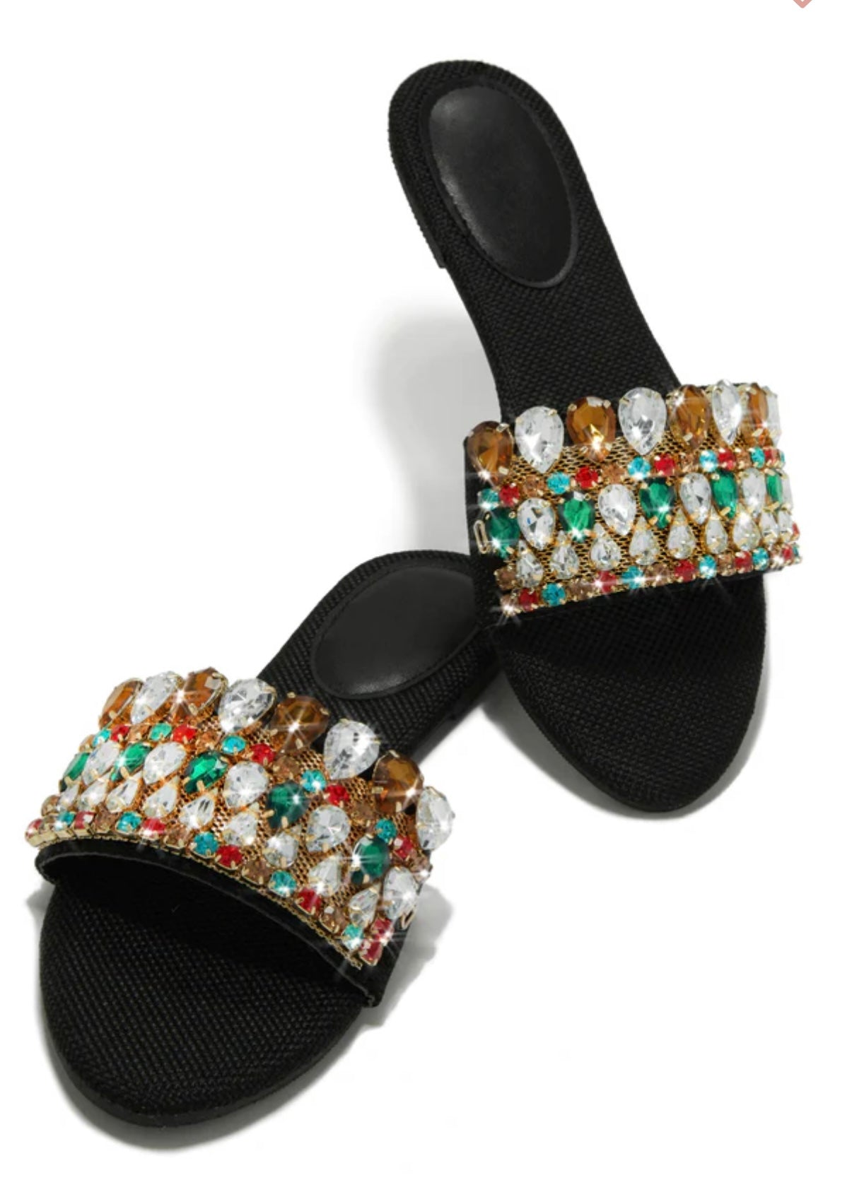 ISAYA MULTI EMBELLISHED SANDAL - styletittudeapparelusa