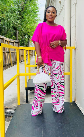 JAXIE SWIRL 2PC SET (Pink) - styletittudeapparelusa