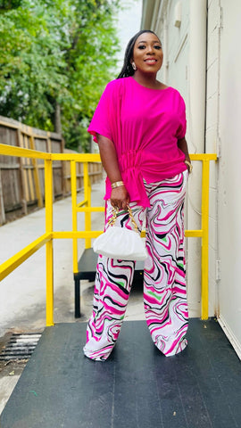 JAXIE SWIRL 2PC SET (Pink) - styletittudeapparelusa