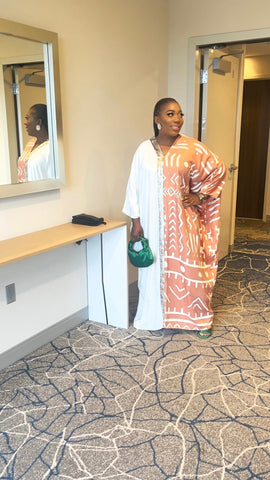 KENYA VINTAGE TRIBAL PRINT MAXI DRESS - styletittudeapparelusa