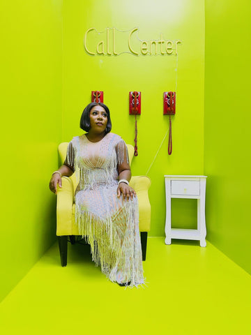 Lavish Embellished Fringed Gown - styletittudeapparelusa