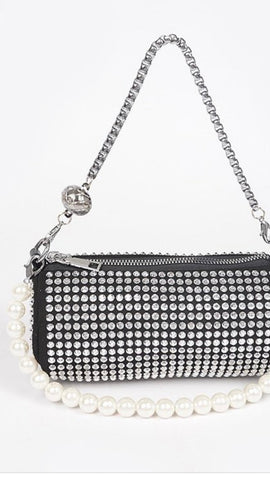 MARCO STUDD PEARL PURSE (Silver) - styletittudeapparelusa