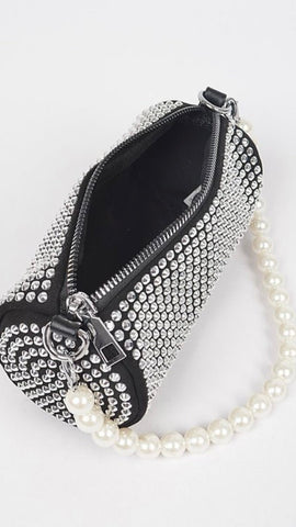 MARCO STUDD PEARL PURSE (Silver) - styletittudeapparelusa