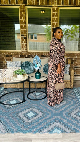MAYANI V-NECK 2PC TOP AND PANT SET - styletittudeapparelusa