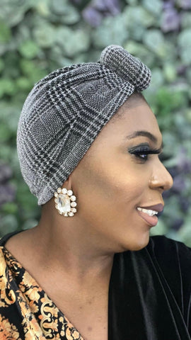 MEENAH TURBAN SCARF (Silver) - styletittudeapparelusa