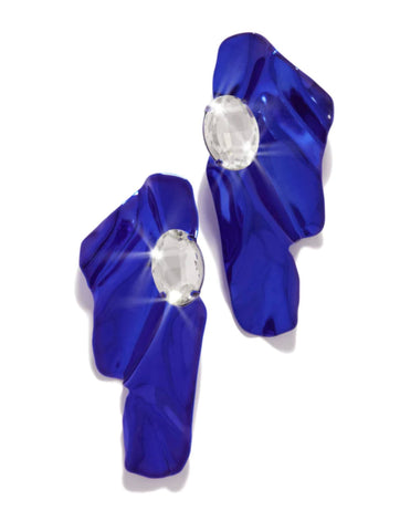 MELLISA STATEMENT EARRINGS (Blue) - styletittudeapparelusa