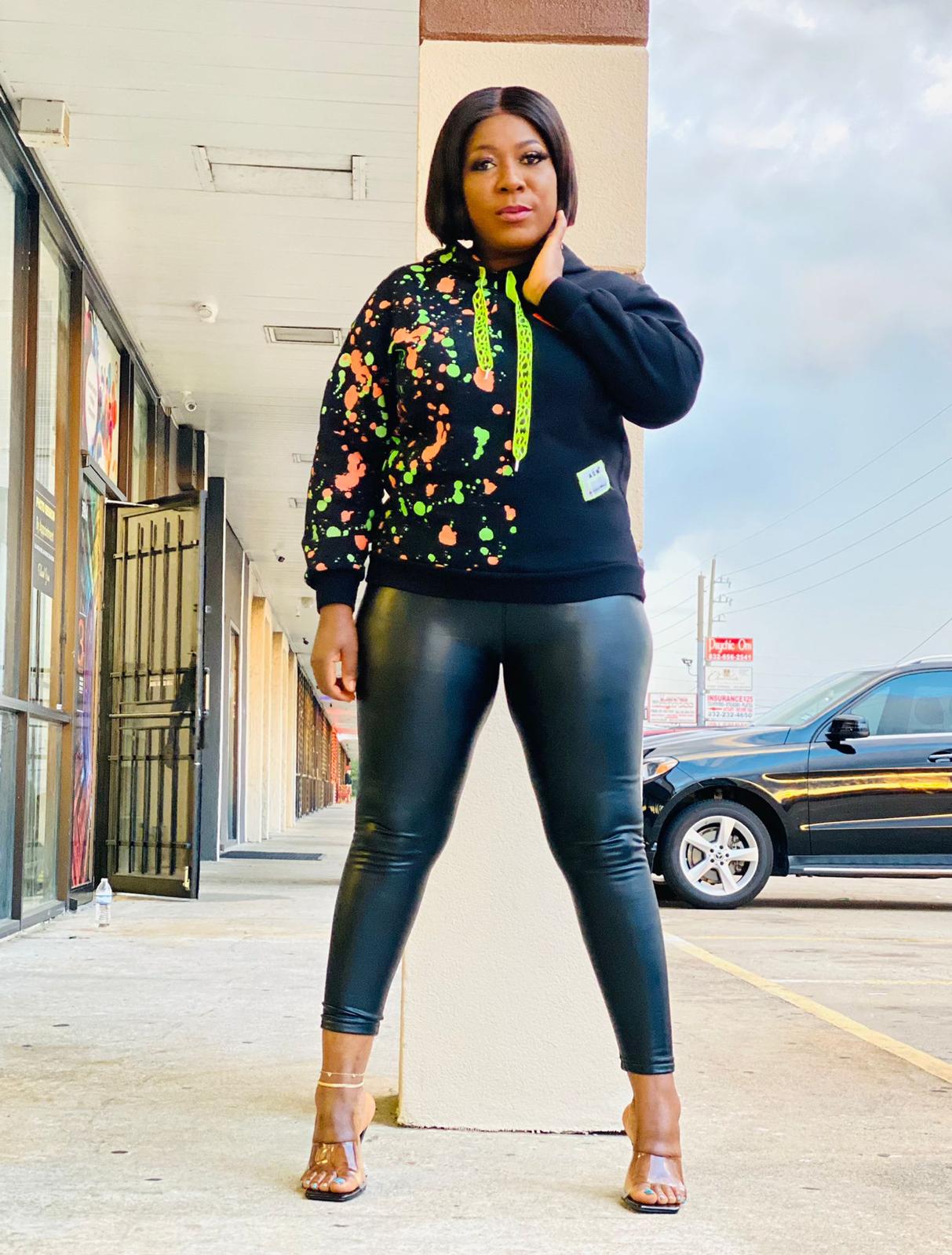 Mono Splash Hooded Tee - styletittudeapparelusa