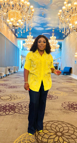 NUIT SEQUIN EMBROIDERED LINEN SHIRT - styletittudeapparelusa