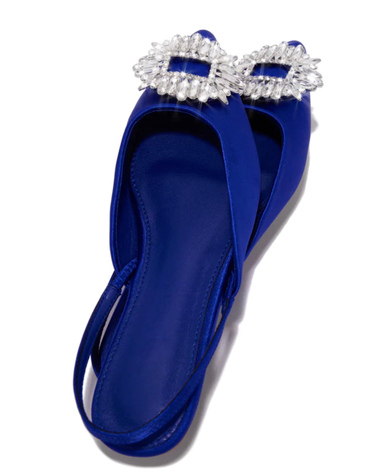OUTRE FLAT SLINGBACK SANDAL (Blue) - styletittudeapparelusa